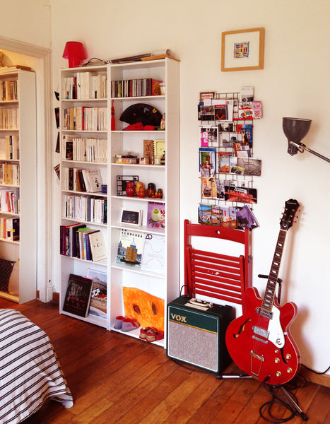 In the attic of an old typical parisian building. Very bright, lovely view a on  Paris, France Paris Canal St-Martin, Cosy flat Entire rental unit vacation rental 2644199