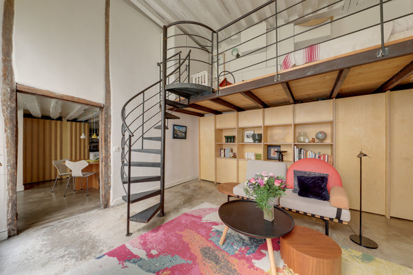 Welcome to this 55 sq. m. modern loft in the heart of the Marais, an animated an Paris, France Modern loft, heart of the Marais Entire loft vacation rental 2792575