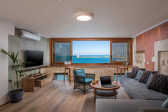 This 90 sq m Suite is located in a newly renovated venetian building in the Old  Chania, Greece Deluxe Sea View Suite (Interior Balcony) Entire rental unit vacation rental 15091768