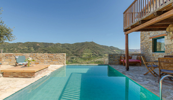Off the beaten track, yet within minutes from sandy beaches. Great views<br />Th  Stone house free heated pool wi-fi next to nature Entire villa vacation rental 48837242