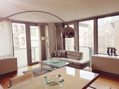 Steps from Broadway Theatres, this appartment with floor to ceiling windows has  New York, NY Rental unit in New York · 1 bedroom · 1 bed · 1 bath Entire rental unit vacation rental 8365750