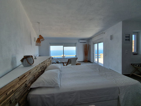 A perfect brand-new summer house with a magnificent view over the Aegean Sea in  Glyfada, Greece Aelia Sifnos Summer House !! Entire home vacation rental 16447961