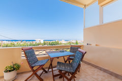Enjoy a peaceful stay in a comfortable apartment with a sea view. Walk and relax Heraklion, Greece Comfortable Apartment For 3 Ppl With Sea View Entire condo vacation rental 663383298887136155