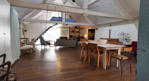 This bright loft in an artist's house is located 5 minutes by bike and 15 minute Brussels, Belgium Very bright loft in an artist's house Entire loft vacation rental 582340627836910123