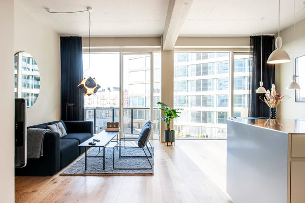 Stay By The Pier in this Copenhagen landmark fully embracing minimal and aesthet Copenhagen, Denmark By the Pier 2 bedroom for 6 pax - Into This Place Entire rental unit vacation rental 41827395