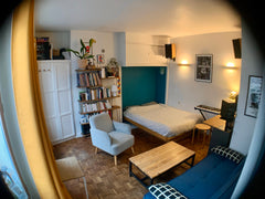 Studio en plein cœur de Ménilmontant avec espace salon-chambre et pièce séparée  Paris, France Studio agréable en plein cœur de Ménilmontant Entire rental unit vacation rental 19429540