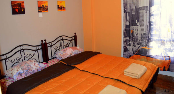 Private room with a shared bathroom and kitchen<br />All the apartment has 4 pri Athens, Greece Orange dream Private room in rental unit vacation rental 53321457