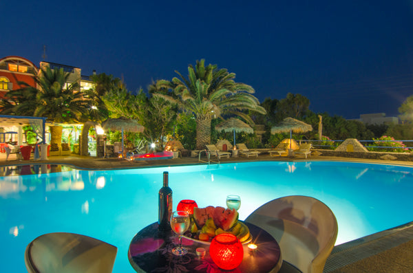 Villa Olympia located 250 meters from Perivolos Beach, offers a pool with Jacuzz Greece Villa Olympia Private room in bed and breakfast vacation rental 17020360