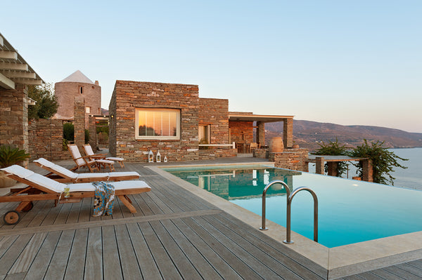 Luxurious Villa with private swimming pool and unlimited view at the spectacular Athens, Greece Villa Nina Blue on Kea Island, Greece Cycladic home vacation rental 3587448