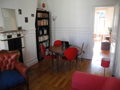 Our appartment is nice and bright. There is a double bed in the room and a sofa  Paris, France Nice little character flat in Paris Entire rental unit vacation rental 6598769