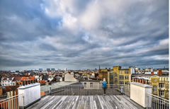 A spacious, luminous penthouse apartment on the fifth floor of an autenthic buil Brussels, Belgium Enjoy the breathtaking skyline view of Brussels Entire rental unit vacation rental 40751694