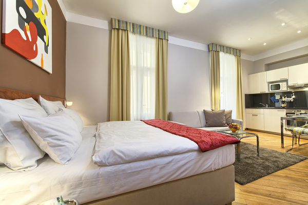 Masna studio offers a lot of space and privacy. This charming Prague apartment f Prague, Czechia M302-Cozy Serviced Studio in Center Entire rental unit vacation rental 23169