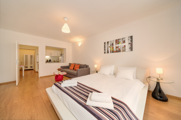 Prague City Stay - Roháčova 9  offer newly renovated studio apartment located in Hlavní město Praha, Czechia Bright, Stylish Superior Apartment with 5⭐ King Koil Luxury bed & Netflix ⭐⭐⭐ Entire rental unit vacation rental 28949352