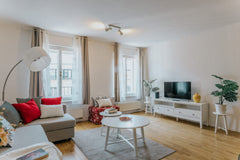 EXCEPTIONAL, SPACIOUS, NEWLY REFURBISHED apartment situated in a historical cent  Spacious 2BR Loft Apart on top of Wenceslas Square Entire loft vacation rental 656713388550884163