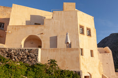 This apartment is in the first floor of a recently renovated Venetian building ( Nice, France Castelli Porta- Charming medieval apartement Cycladic home vacation rental 14663993