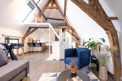 The adventure of this apartment was born out of the desire to travel differently Fosbury, United Kingdom Very nice atypical duplex Grand Place Entire rental unit vacation rental 45674348