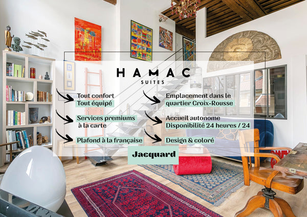 Come and discover this beautiful and charming atypical apartment of 30m² with it Lyon, France Hamac Suites Le Jacquard Croix Rousse 2people Entire rental unit vacation rental 678925909233612772