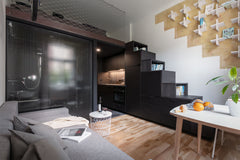 Well equiped small studio in original appartement house, oriented to the calm pa Prague, Czechia Extraordinary minimalism Entire rental unit vacation rental 45084996