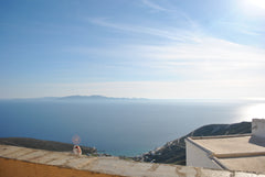 At the village of Isternia, stone built 3 floor mansion, with unique view of mul  animaterra Cycladic home vacation rental 13135415