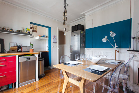 A nice typically parisian apartment, with a quiet room, a big kitchen, a bathroo Paris, France Charming 3 rooms flat very sunny with balcony Entire rental unit vacation rental 4698350