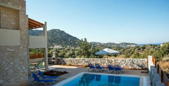 This is a newly built complex of three holiday villas surrounded by a large Cret  Stone villa with private pool and garden Entire villa vacation rental 35766128