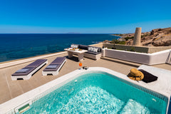 <b>License number</b><br />1145930 Karterádos, Greece Full Moon Suite -Private outdoor Jacuzzi & SeaView Entire serviced apartment vacation rental 50606913