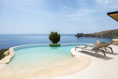 Nestled in the rocks overlooking the crystal clear, turquoise waters of South Cr Rethimnon, Greece Domus Mare - on the edge of heaven Entire villa vacation rental 49873490