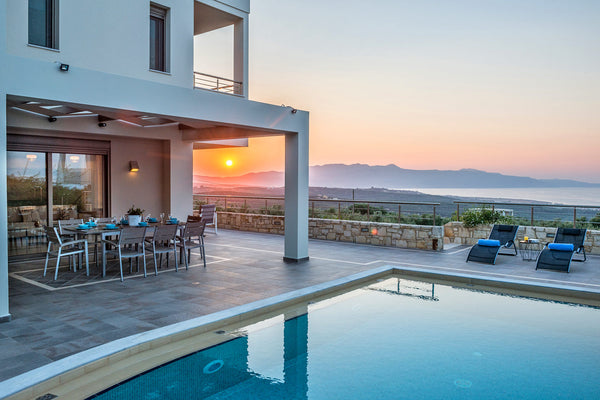 Villa Dioni is a brand new 3-bedroom plus an attic villa with gorgeous sea views Chania, Greece Villa Dioni, 4 BD, 3 BA, private pool Entire villa vacation rental 20703136