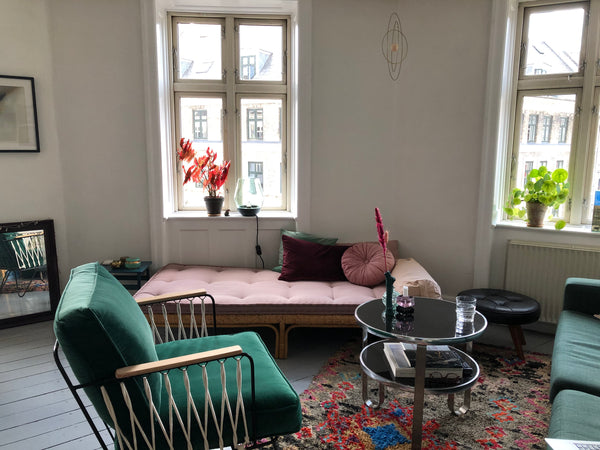 Sunny corner flat high above street with lots of restaurants, bars and boutiques Copenhagen, Denmark Vesterbro with roof terrace Entire condo vacation rental 1025759