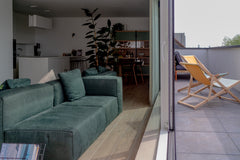 It is wonderful to wake up in this light-filled penthouse with a view of the Ghe Ghent, Belgium Design penthouse with harbourview, terras, parking Entire loft vacation rental 585129404529076460