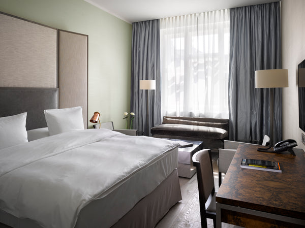 Our Suite Pretender bedrooms offer all the luxury of a home-away-from-home, incl  The Emblem Prague, Suite Pretender Room in boutique hotel vacation rental 36521336