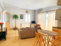 A newly decorated and painted apartment just meters from the Aegean Sea perfect  Crete, Greece Seafront flat just renovated! Entire rental unit vacation rental 43773798