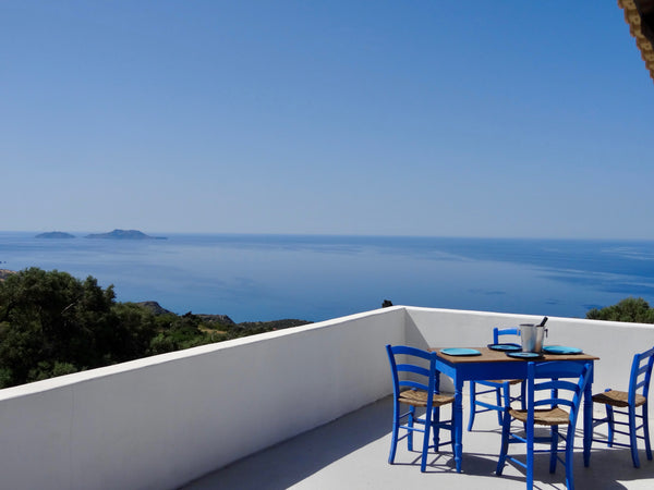 A stunning,  newly renovated villa situated on the edge of a traditional Cretan   Ocean Vines .  Panoramic Sea & Mountain Views. Cycladic home vacation rental 35182249
