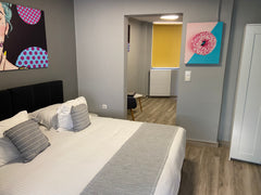 The studio has air conditioning, some of them have a terrace / or a seating area Thessaloniki, Greece Comfort Studio With Park View 6st Floor Entire rental unit vacation rental 29205417