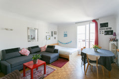 Lovely flat of 90m2 just in front of the metro station. Spacious room for 4 pers Madrid, Spain Spacious and bright flat-Paris XIII Private room in rental unit vacation rental 3797540