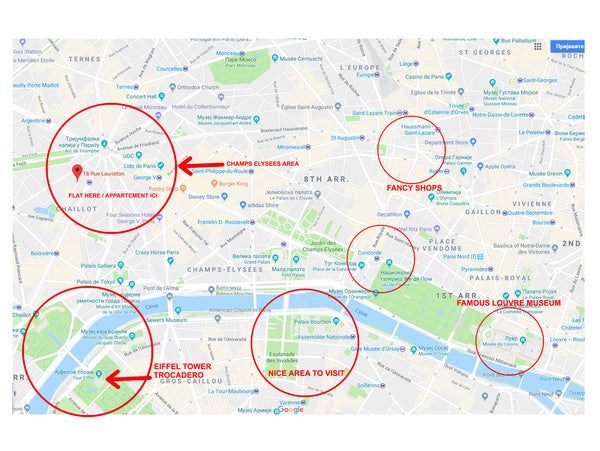 My place is very to close to Champs Elysees and 300 meters away Arc de triomphe  Paris, France ***champs elysees-triumph arc-nice central flat*** Entire rental unit vacation rental 15216488