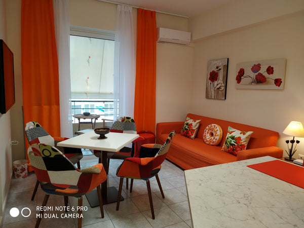 Spacious, cozy and central apartment in the most popular residential area of Ret  Little Orange Tulip Reridence in Rethymnon center Entire rental unit vacation rental 34823255