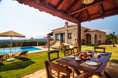 On the ground floor there is 2 bed rooms, 1 with 2 single beds and a bathroom wi Chania, Greece Mountain and sea view 4 bedroom villa Entire home vacation rental 18815153