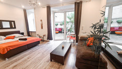 This shared apartment is ideal for long and short stays, It has a beautiful back Vienna, Austria Big Room in Shared Apt. - with Adorable Patio Private room in rental unit vacation rental 708461462602785542