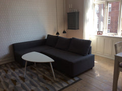 Stor lys lejlighed med hyggelig lille solrig altan. Rummeligt køkken samt gode i Denmark Lejlighed med altan og byliv Entire rental unit vacation rental 24534235