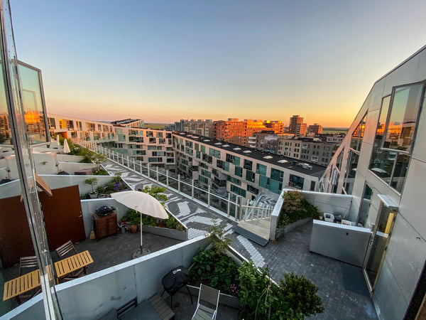 Modern light penthouse apartment with private terrace. The 2 floor apartment has  Spacious penthouse apartment in the iconic 8House Entire rental unit vacation rental 44881762