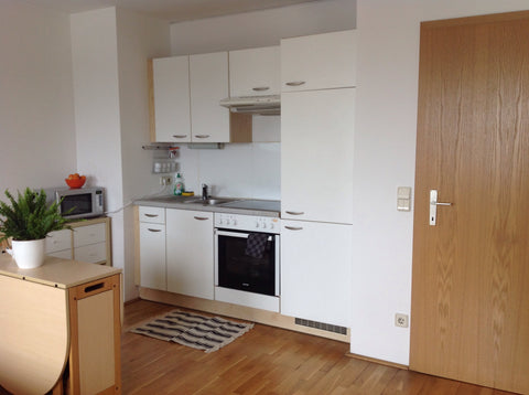 Located between the Vienna International Center (VIC) and Vienna's city center,  Vienna, Austria Small modern studio with a view Entire condo vacation rental 9124415