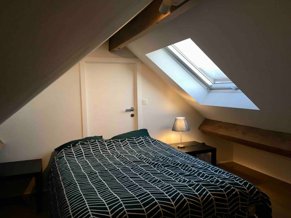 Sympatique chambre avec lit double en mezzanine dans une maison typiquement brux Ixelles, Belgium Ixelles, belle chambre avec mezzanine et belle vue Private room in home vacation rental 45364148
