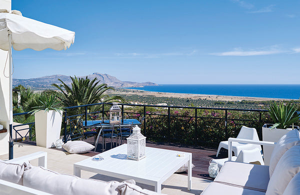 The villa has stunning views in luxurious surroundings and is decorated by the o  Luxury Lindos Villa with Stunning Views Of Aegean Entire villa vacation rental 42614158