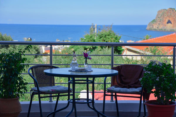 A cozy and tidy flat located steps away to the Agia Marina seaside resort, air c Chania, Greece Katerina Apt 2 - Balcony & Great views near Beach Entire rental unit vacation rental 48578217