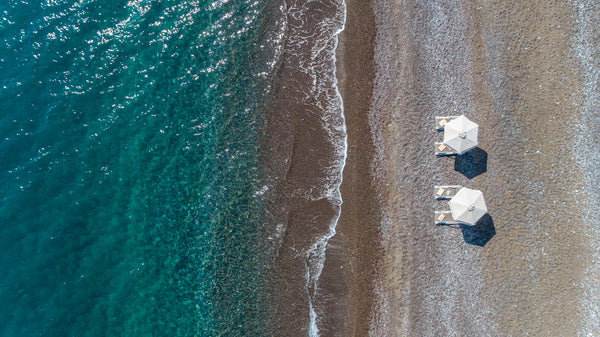 Great Sand Villa is built right on the long sandy and pebble beach of Kiotari on Greece Great Sand Villa, Beach Front Luxury Villa Entire home vacation rental 29666388