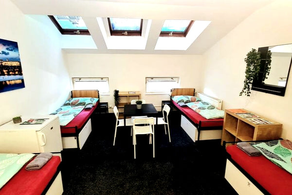 Cozy hostel room with shared bathroom in the very center of Prague 1 on Wencesla Prague, Czechia Cozy room for 4 friends on Wenceslas Square Private room in hostel vacation rental 53904511
