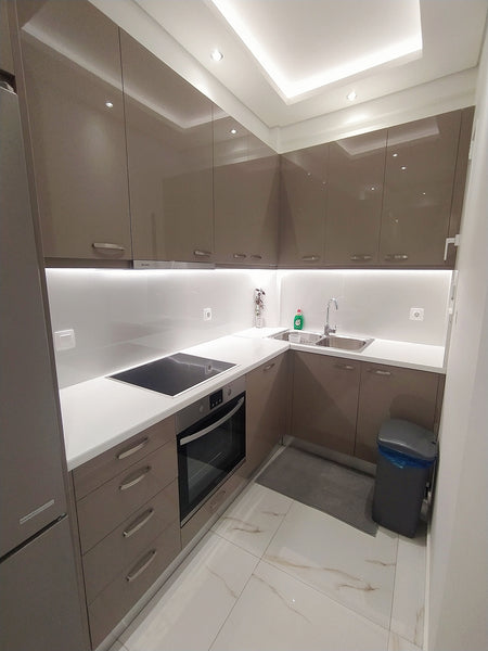 The apartment is located 3 minutes away from the train station in Kato Patisia w Athens, Greece Modern Apartment Entire condo vacation rental 637592109973400143