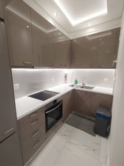 The apartment is located 3 minutes away from the train station in Kato Patisia w Athens, Greece Modern Apartment Entire condo vacation rental 637592109973400143