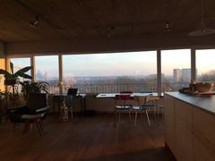 Our appartement is recently renovated with respect for the brutalist architectur Brussels, Belgium Big appartement with large balcony and city view Entire loft vacation rental 51728819